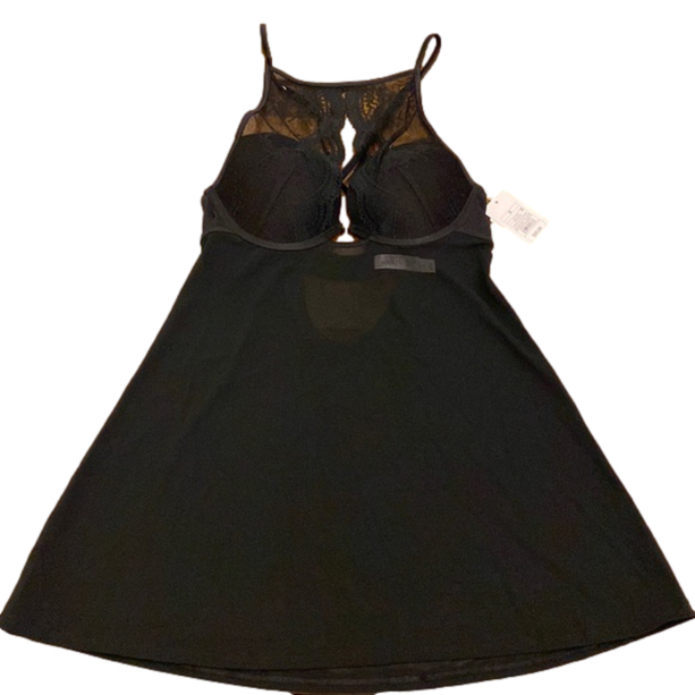 Women’s Auden Babydoll Lingerie In sheer black Sz Small NWT